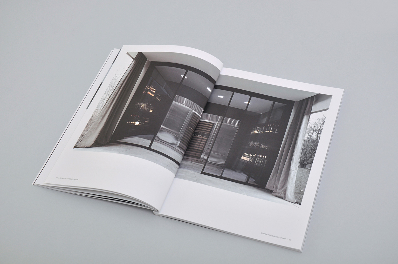 Espacio Home Design Group. Brochure and website.