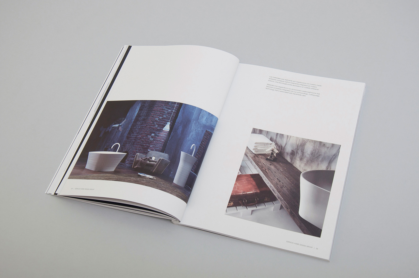 Espacio Home Design Group. Brochure and website.