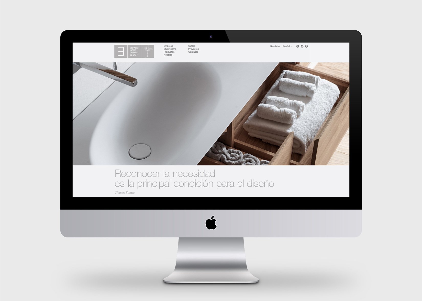 Espacio Home Design Group. Brochure and website.